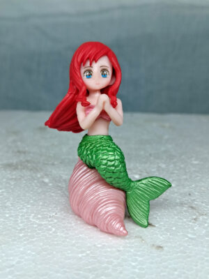 Lifelike mermaid aquarium ornament, handcrafted from non-toxic materials, perfect for enhancing aquatic environments with a whimsical touch. Available at the nearest aquarium in Kukatpally