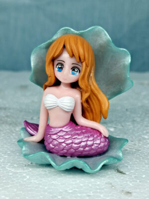 Lifelike mermaid aquarium ornament, handcrafted from non-toxic materials, perfect for enhancing aquatic environments with a whimsical touch. Available at the nearest aquarium in Kukatpally