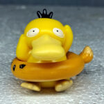 "Pokémon Psyduck Aquarium Figurine displayed at Happy Fish and Pet, a local aquarium shop in Kukatpally, featuring a colorful, non-toxic design ideal for enhancing aquarium decor and providing entertainment for fish."